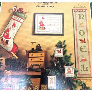 June Grigg Christmas Cross Stitch Leaflet Giordano From The Attic Pattern Bookle